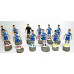 Subbuteo Andrew Table Soccer Greece Custom made National Team only 12 figures,no bases,no box